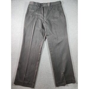 Natural Issue Men's Dress Pants, 36x32, Gray, Chino, Flat Front